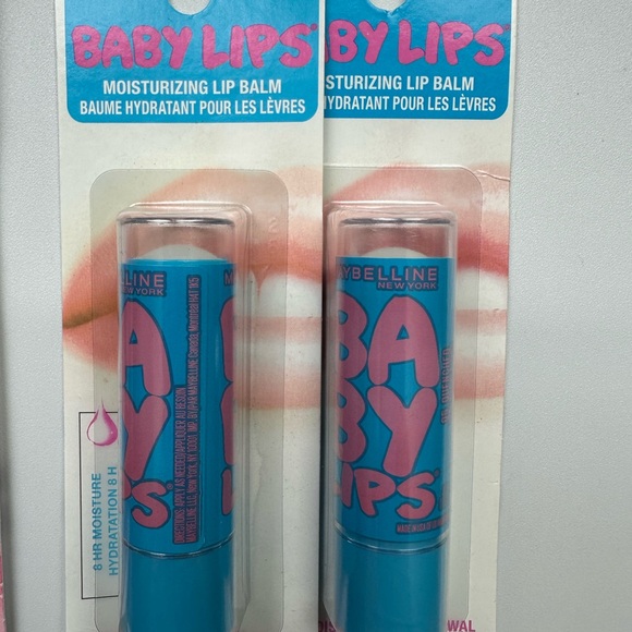 8 pc Maybelline Baby Lips Lip Balm - Pink and Blue Variety - Picture 2 of 6